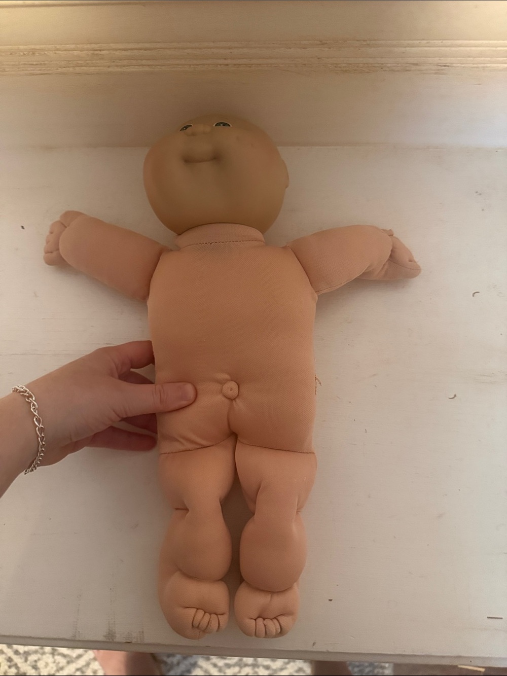 Vintage Naked cabbage patch doll. Butt says 84 tag removed